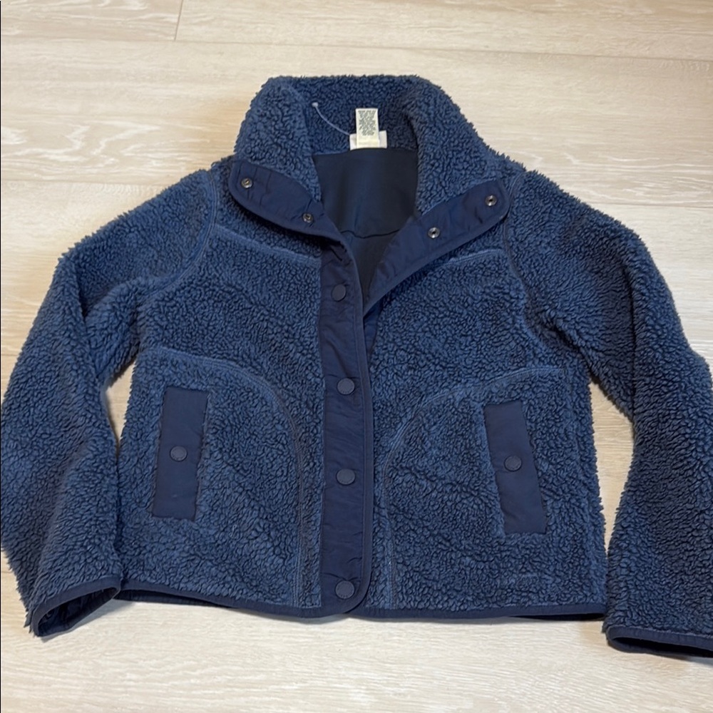44. L.L. Bean Blue Puffer Jacket Cozy Outdoor Essential